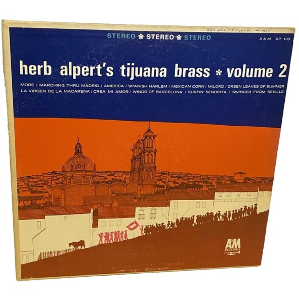 Herb Alpert's Tijuana Brass Volume 2 (Vinyl, 1963) A&M SP 103 VG+ LP Record